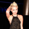Miley Cyrus attends the Clive Davis and The Recording Academy’s 2013 GRAMMY Salute to Industry Icons Gala held at The Beverly Hilton Hotel on February 9, 2013
