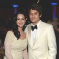 Katy Perry and John Mayer are seen at the 55th Annual GRAMMY Awards Pre-GRAMMY Gala and Salute to Industry Icons honoring L.A. Reid held at The Beverly Hilton on February 9, 2013 in Los Angeles