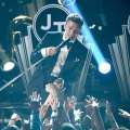 Justin Timberlake performs onstage at the 55th Annual Grammy Awards at Staples Center on February 10, 2013