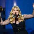 Kelly Clarkson accepts Best Pop Vocal Album award for ‘Stronger’ onstage at the 55th Annual Grammy Awards at Staples Center on February 10, 2013