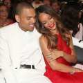 Chris Brown and Rihanna attend the 55th Annual Grammy Awards at Staples Center, Los Angeles, on February 10, 2013
