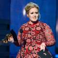 Adele accepts Best Pop Solo Performance for ‘Set Fire to the Rain (Live)’ onstage at the 55th Annual Grammy Awards at Staples Center in Los Angeles on February 10, 2013
