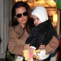 Angelina Jolie visits Lee’s Art Shop with Vivienne Jolie-Pitt on December 4, 2010 in New York City