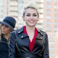 Miley Cyrus attends Fall 2013 Mercedes-Benz Fashion week at Lincoln Center on February 13, 2013 in New York City