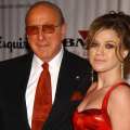 Clive Davis and Kelly Clarkson during Clive Davis Hosts A Celebration of The American Music Awards - Arrivals at Esquire House in Beverly Hills, Calif. in 2004
