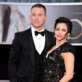 Channing Tatum and his wife, Jenna Dewan-Tatum, arrive at the Oscars held at the Hollywood & Highland Center, Hollywood, on February 24, 2013
