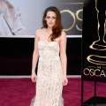Kristen Stewart arrives at the Oscars on February 24, 2013 in Hollywood, Calif.