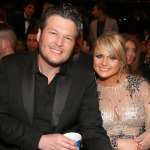 Blake Shelton and Miranda Lambert spotted at the 55th Annual Grammy Awards at Staples Center on February 10, 2013