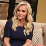 Jenny McCarthy on the set of Access Hollywood Live on February 12, 2013