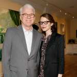 Steve Martin and wife Anne Stringfield attend the presentation of ‘Wounded’ curated by Carole Bayer Sager at LA Art House on May 6, 2009 in West Hollywood, Calif.