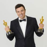 Seth MacFarlane seen in a promo photo for The 85th Annual Academy Awards
