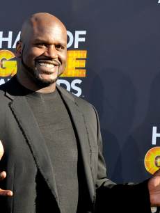 Shaquille O’Neal attends the Third Annual Hall of Game Awards hosted by Cartoon Network at Barker Hangar on February 9, 2013 in Santa Monica, Calif.