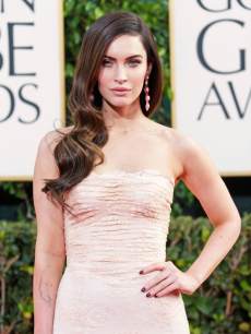 Megan Fox arrives at the 70th Annual Golden Globe Awards held at The Beverly Hilton Hotel on January 13, 2013 in Beverly Hills, Calif.