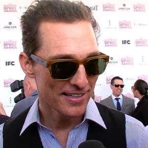Matthew McConaughey Talks Double Nomination At The 2013 Independent Spirit Awards
