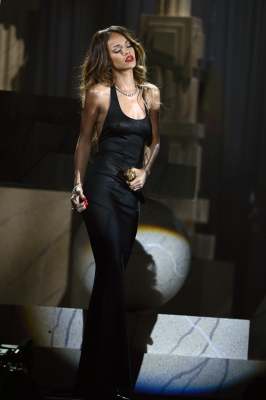 Rihanna performs onstage at the 55th Annual Grammy Awards at Staples Center on February 10, 2013