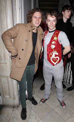 Finn Jones and Alfie Allen attend the Cuckoo Club and Show Pony pop up club, celebrating Cuckoo’s 7th birthday, at 6 Grosvenor Place, London, on November 24, 2012