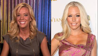Kate Gosselin and Kendra Wilkinson
