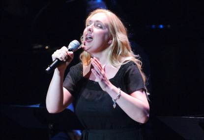 Mindy McCready performs at the V-Day Presentation of Any One Of Us: Words From Prison at Alice Tully Hall - Lincoln Center June 21, 2006 in New York City