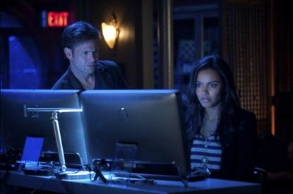 Matt Davis and Jessica Lucas in The CW’s ‘Cult’
