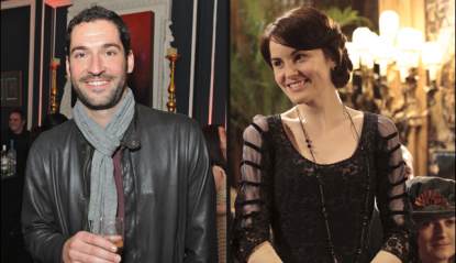 Tom Ellis, Michelle Dockery as Lady Mary

