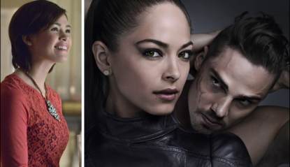 Nicole Gale Anderson, Kristin Kreuk and Jay Ryan from The CW’s ‘Beauty and The Beast’