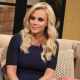 Jenny McCarthy on the set of Access Hollywood Live on February 12, 2013