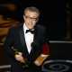 Christoph Waltz accepts the Best Supporting Actor award for ‘Django Unchained’ onstage during the Oscars held at the Dolby Theatre in Hollywood on February 24, 2013