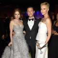 Amy Adams, Joseph Gordon-Levitt and Charlize Theron spotted at the Oscars Governors Ball at Hollywood & Highland Center on February 24, 2013