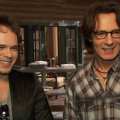 Liam Springthorpe and Rick Springfield on the set of ‘General Hospital’