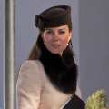 Catherine, Duchess of Cambridge attends the wedding of Laura Bechtolsheimer and Mark Tomlinson at the Protestant Church in Arosa, Switzerland on March 2, 2013 