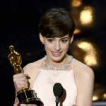 Anne Hathaway accepts the Best Supporting Actress award for ‘Les Miserables’ onstage during the Oscars held at the Dolby Theatre in Hollywood on February 24, 2013