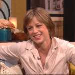 Dorothy Hamill on the set of Access Hollywood Live on March 5, 2013