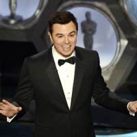 Seth MacFarlane speaks onstage during the Oscars held at the Dolby Theatre on February 24, 2013 in Hollywood, Calif.