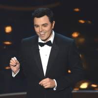 Seth MacFarlane speaks onstage during the Oscars held at the Dolby Theatre on February 24, 2013 in Hollywood, Calif.