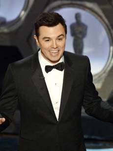 Seth MacFarlane speaks onstage during the Oscars held at the Dolby Theatre on February 24, 2013 in Hollywood, Calif.