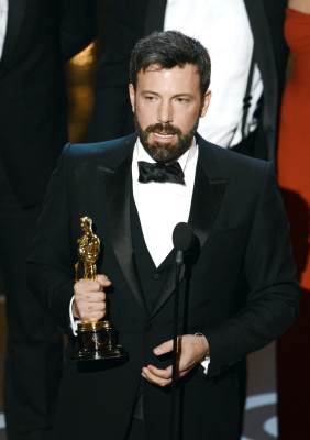 Ben Affleck accepts the Best Picture award for 'Argo’ onstage during the Oscars held at the Dolby Theatre in Hollywood on February 24, 2013