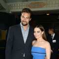 Jason Momoa and actress Emilia Clarke arrive to HBO’s ‘Game Of Thrones’ Los Angeles Premiere at TCL Chinese Theatre on March 18, 2013 
