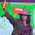 Johnny Depp accepts Favorite Movie Actor award for ‘Dark Shadows’ onstage during Nickelodeon’s 26th Annual Kids’ Choice Awards at USC Galen Center in Los Angeles on March 23, 2013
