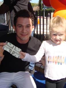 Ryan Patterson daughter with magician Justin Willman, John Varvatos Charity 2013