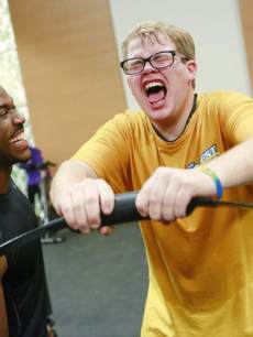Dolvett Quince and Jackson Carter seen on ‘The Biggest Loser’s’ ‘Down To The Wire’ episode on March 11, 2013
