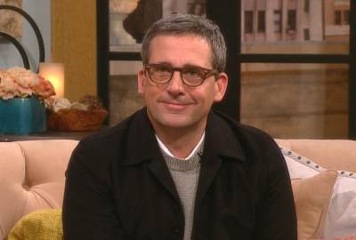 Steve Carell visits Access Hollywood Live on March 8, 2013