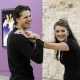 Gleb Savchenko and Lisa Vanderpump share a laugh as they rehearse for Season 16 of ‘Dancing with the Stars,’ 2013