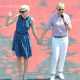 Ellen DeGeneres and Portia de Rossi are spotted filming Ellen’s show on a floating stage above Sydney Harbour in Sydney, Australia on March 23, 2013 