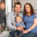 Josh and Anna Duggar with their kids, Mackynzie (left) and Michael