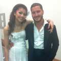 Zendaya and Val Chmerkovskiy backstage at ‘Dancing with the Stars’