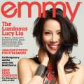 Lucy Liu on the cover of Emmy magazine (April 2013)