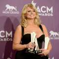 Miranda Lambert, winner of Song of the Year and Single Record of the Year for ‘Over You’ and Female Vocalist of the Year, poses in the press room during the 48th Annual Academy of Country Music Awards at the MGM Grand Garden Arena on April 7, 2013 in Las Vegas