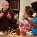 Harley Pastnerak with Kit Hoover and Holly Robinson Peete on Access Hollywood Live