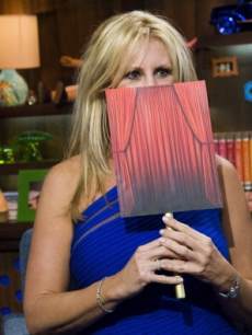 ‘The Real Housewives of Orange County’s’ Vicki Gunvalson appears on Bravo’s ‘Watch What Happens Live’ on April 1, 2013