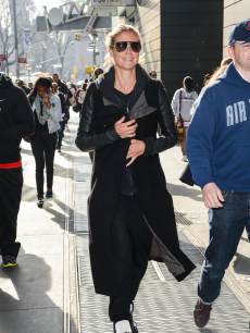 Heidi Klum walks in Midtown Manhattan on April 9, 2013 in New York City